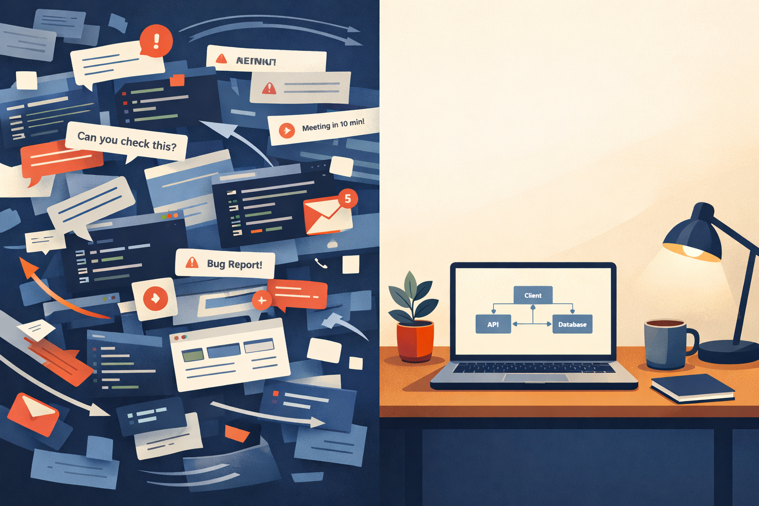 Panic at the keyboard